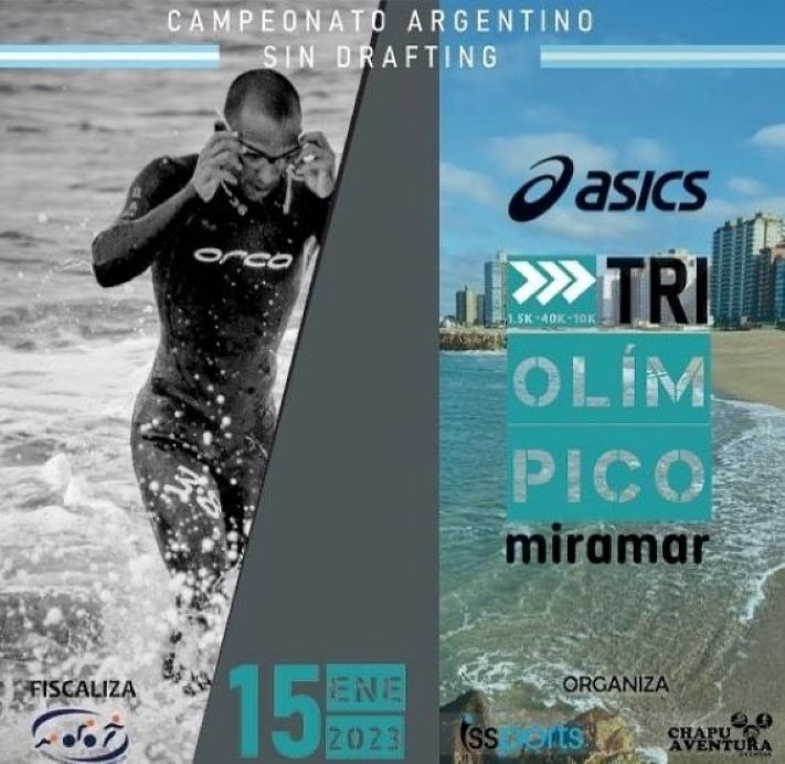 Miramar: se viene el triatlón el día 15 de enero