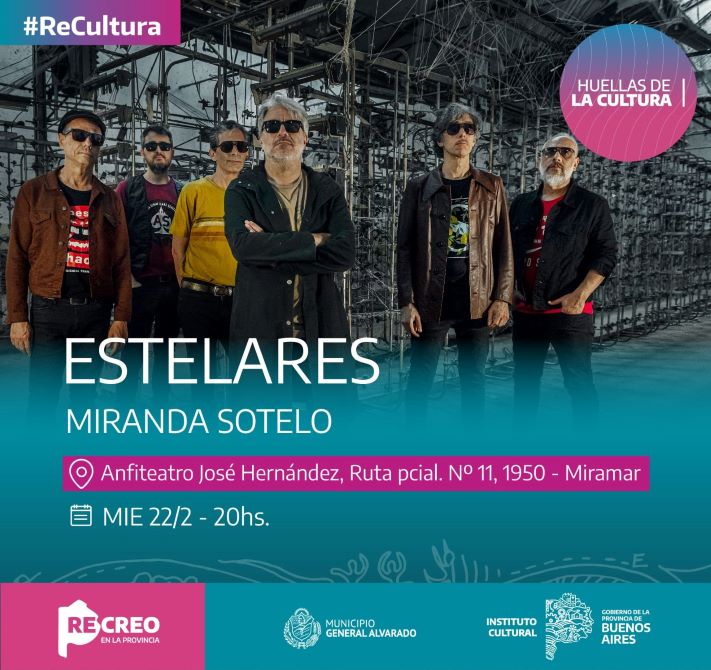Estelares se presentará en Miramar