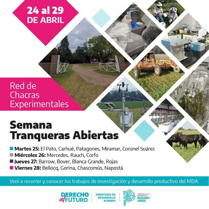 La Chacra Experimental Miramar invita a conocer las innovaciones