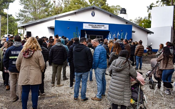 Miramar: se inauguró la ampliación de la Escuela 12 de Parque Bristol