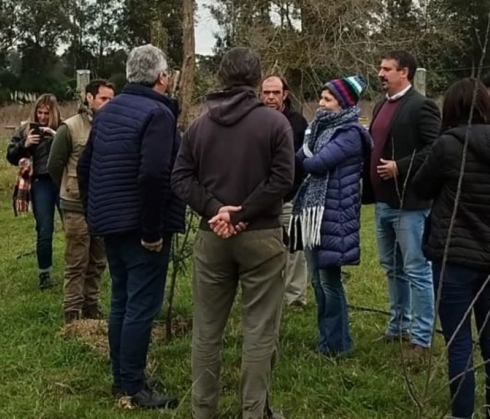 Miramar: visita del Ministro Bonaerense de Desarrollo Agrario a Escuelas Agrícolas