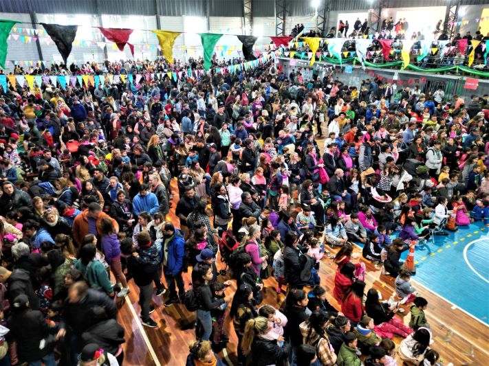 Se festejó el Día de las Infancias en el Polideportivo Municipal de Miramar