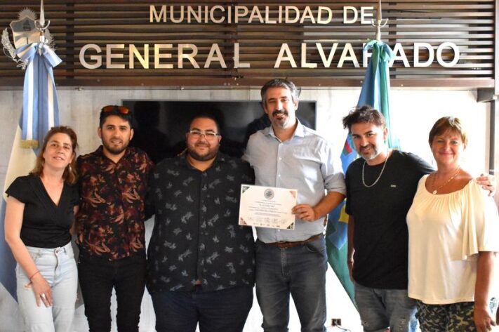 Miramar: “La Gómez Re” fueron recibidos por el Ejecutivo Municipal