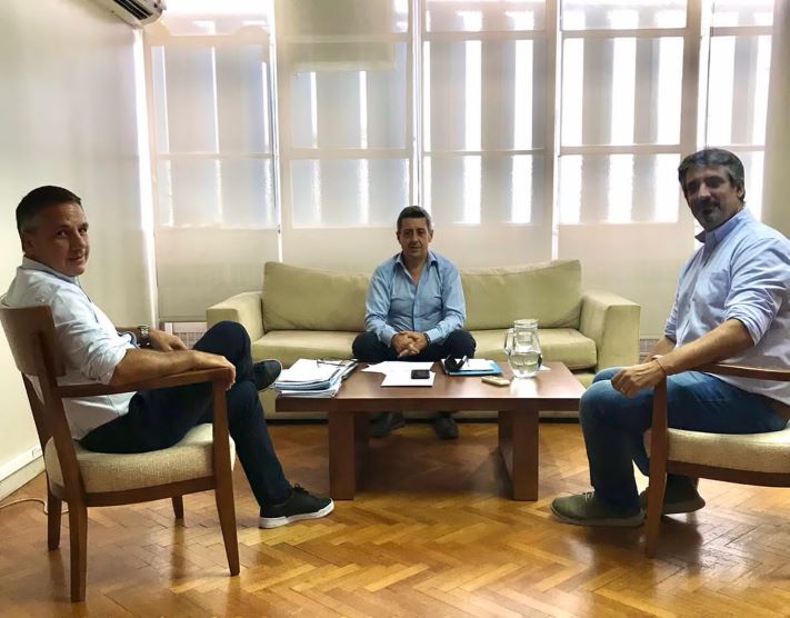 Sebastián Ianantuony, se reunió con el Subsecretario de Hidráulica de la Provincia, Néstor Álvarez