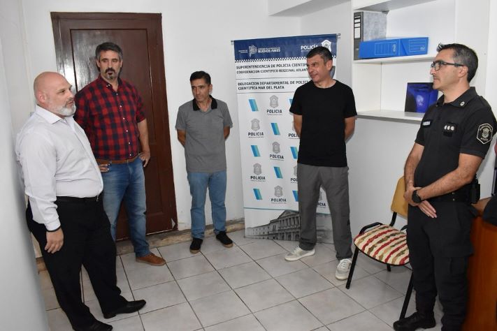 Inauguran en Miramar una delegación de la policía científica