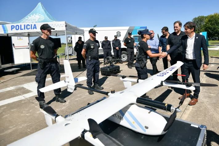 La Provincia presentó agentes de Patrulla Rural y drones de vigilancia