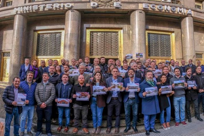 Intendentes reclamaron por la reactivación de la Obra Pública Nacional