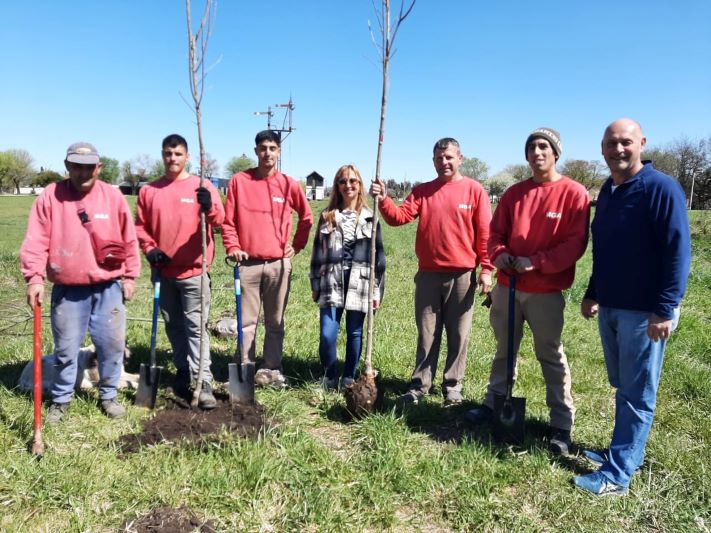 Otamendi: se llevó a cabo “un bebé un árbol”