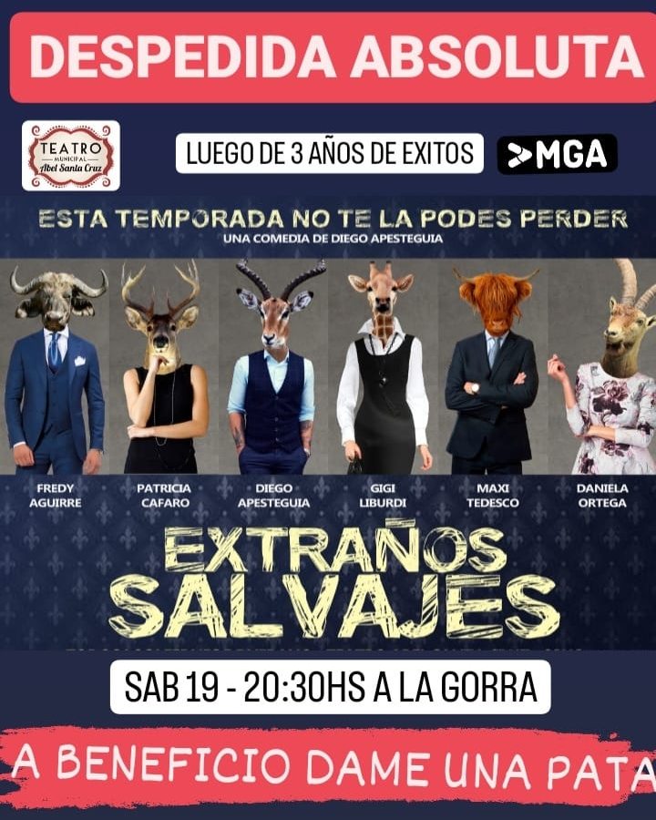 Miramar: “Extraños Salvajes” se despide con su última función