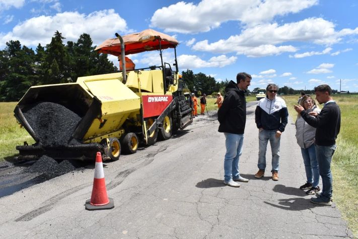 Mechongué: Importantes obras en el acceso al Pago Lindo