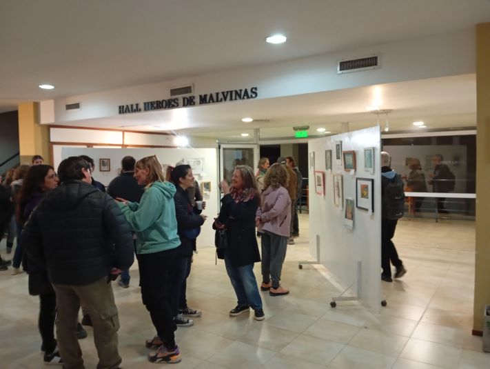 Quedó inaugurada la muestra de grabados en el HCD en el marco de la VII Bienal Internacional de Arte
