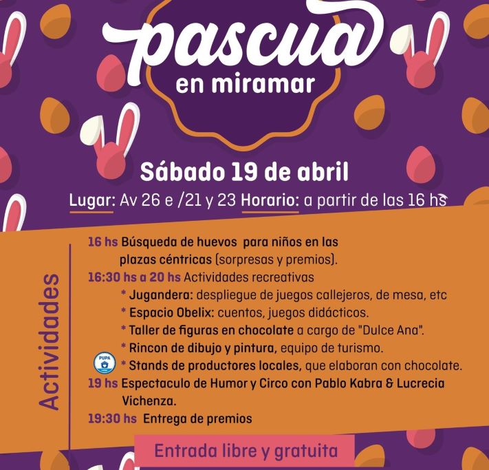 Miramar celebra la Pascua con una tarde llena de juegos, chocolate y sorpresas