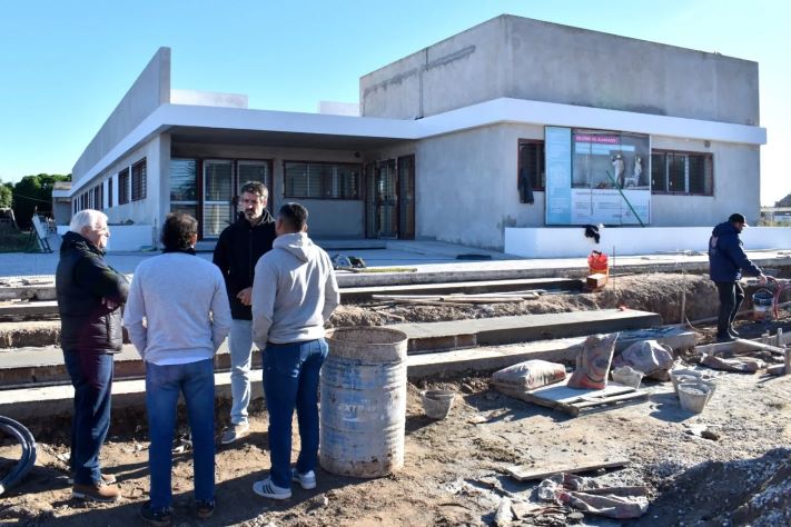 Se reanudó la obra del nuevo anexo hospitalario en Miramar