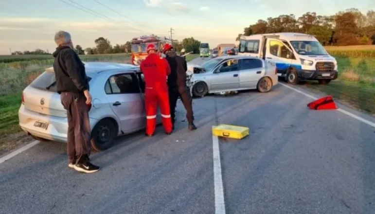 Tragedia en Ruta 88: tres personas murieron en un choque frontal en el paraje San José