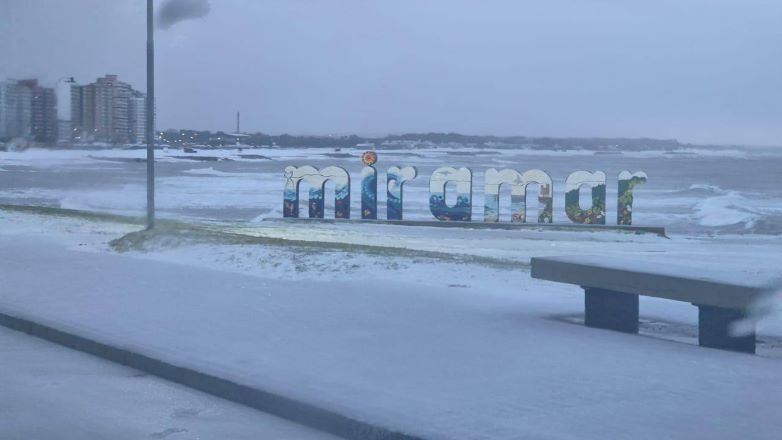 30 de junio de 2025: la nieve volvió a cubrir Miramar y ya es parte de nuestra historia