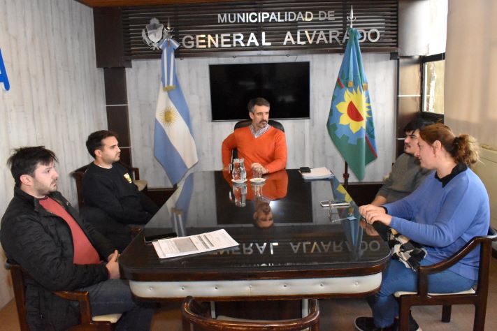 Nuevas autoridades del Centro de Técnicos visitaron el Municipio
