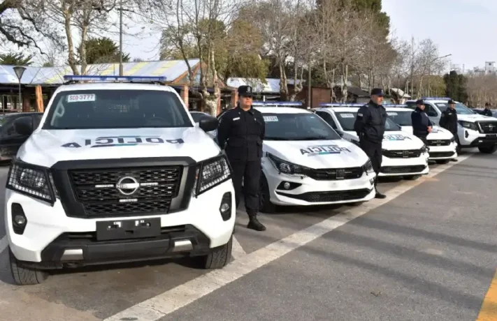 Cinco nuevos patrulleros refuerzan la seguridad en General Alvarado