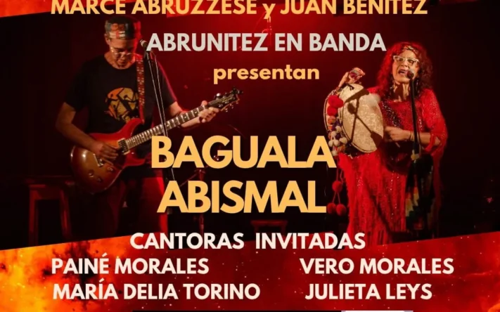 Baguala Abismal llega a Miramar con Abrunitez y músicos locales