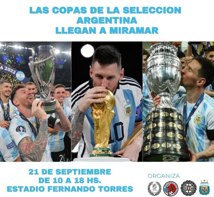 La Scaloneta llega a Miramar: la Copa del Mundo, la Finalissima y la Copa América estarán en la ciudad