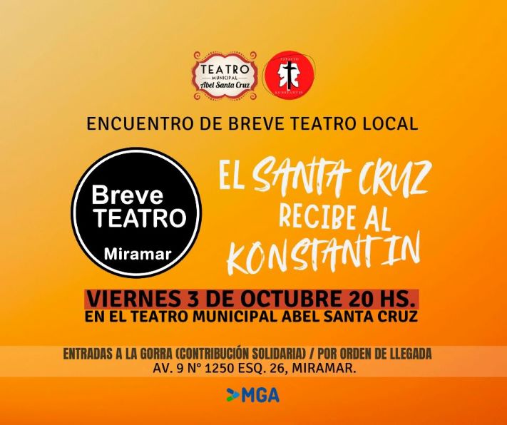 Encuentro teatral: el Santa Cruz recibe al Konstantin