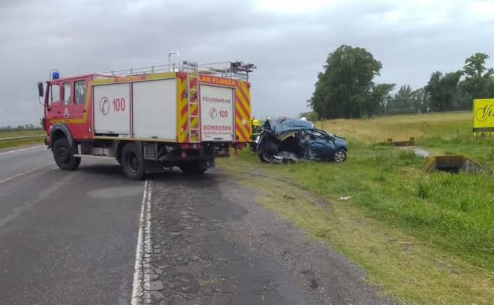Grave choque en la Ruta 3: una persona fallecida y otra gravemente herida