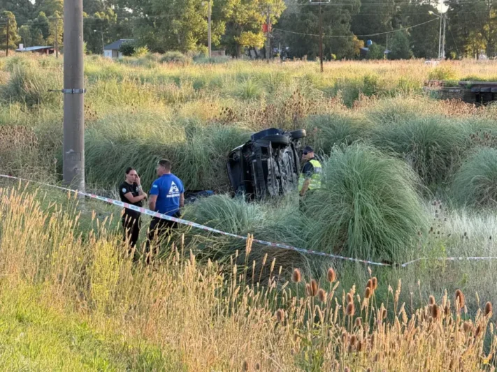 Trágico despiste en la Ruta 2: un automovilista murió cuando viajaba hacia Mar del Plata