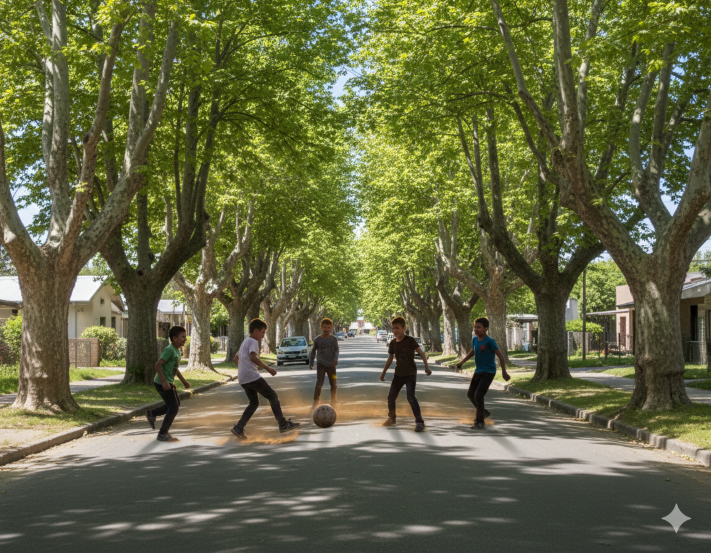 Cuento corto: cuando la calle era estadio