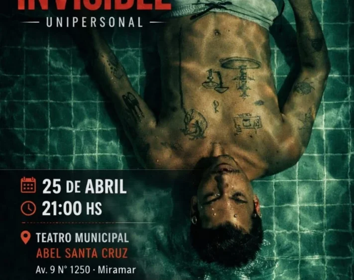 Miramar: Juan Solá presenta “Invisible” en el Teatro “Abel Santa Cruz”