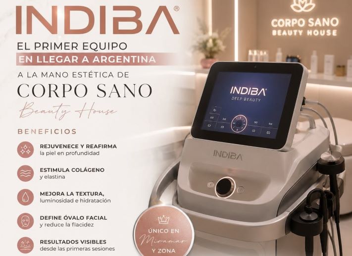 Estética Corpo Sano incorpora INDIBA®, una tecnología de vanguardia para el cuidado facial en Miramar