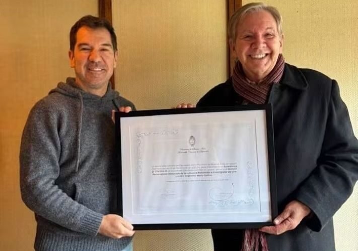Mario Gallina fue declarado Personalidad Destacada de la Cultura de la Provincia de Buenos Aires