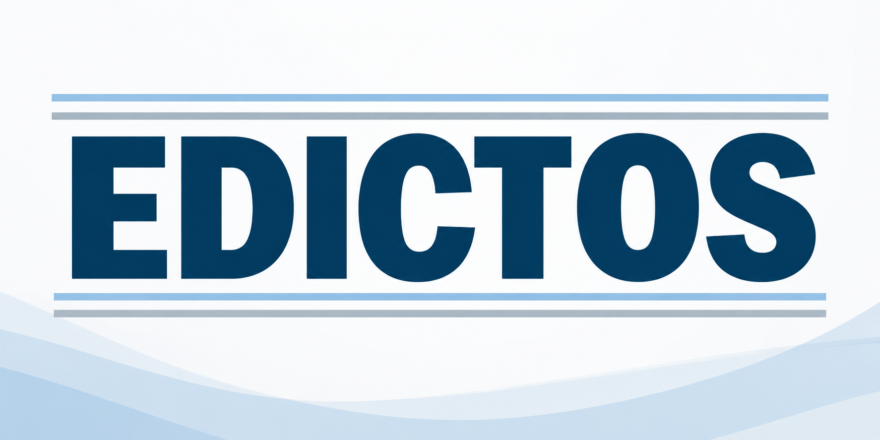 EDICTO – ASAMBLEA GENERAL ORDINARIA