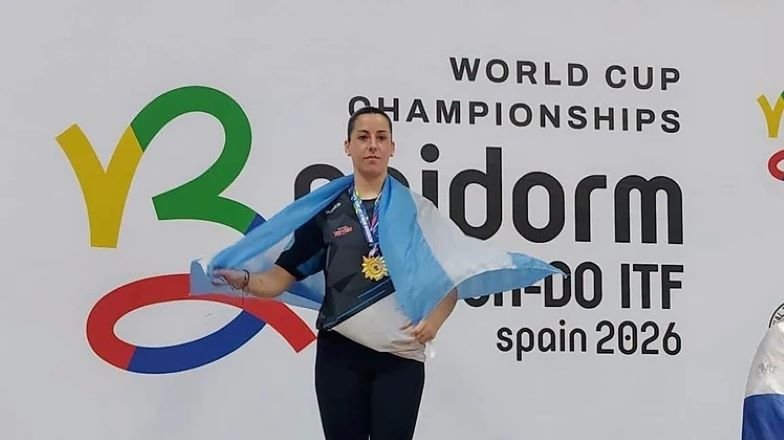 Lourdes Hodnik volvió a hacer historia y es nuevamente campeona mundial de Taekwon-Do ITF